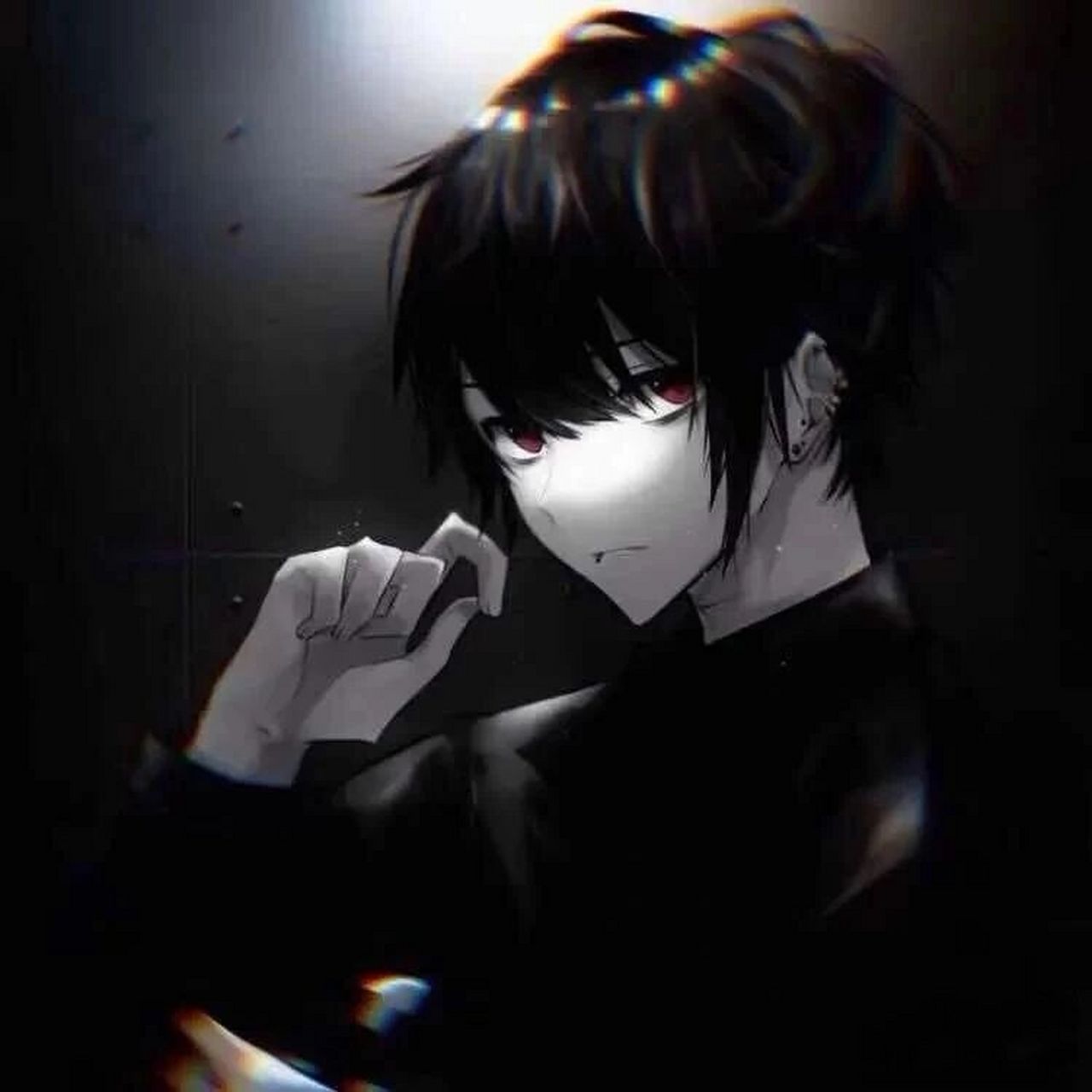 黑暗系男头  感觉黑暗系的动漫男头很好看94