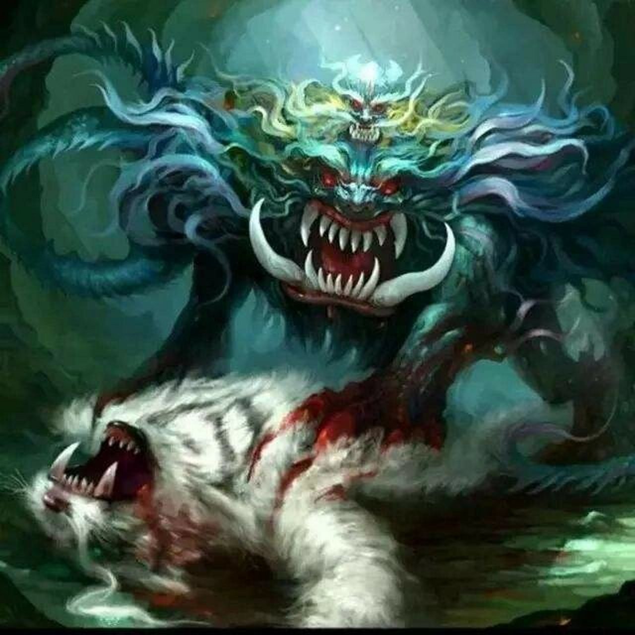 上古四大凶兽 战力之首混沌,吃人为生穷奇,吞噬万物饕餮,万恶之源梼杌