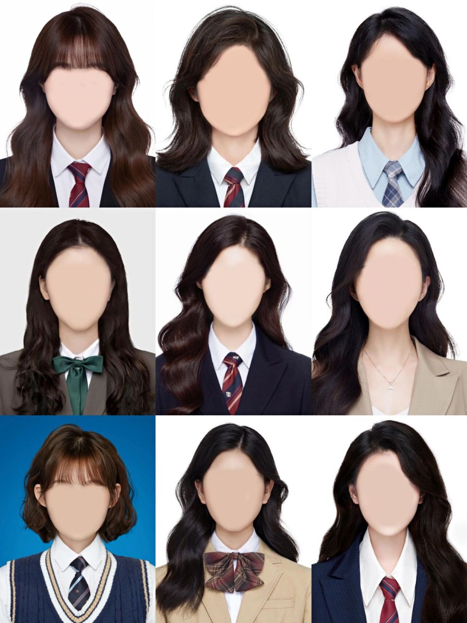 精选最97证件照模板|小姐姐们快拥有一张~ 93帮修哒