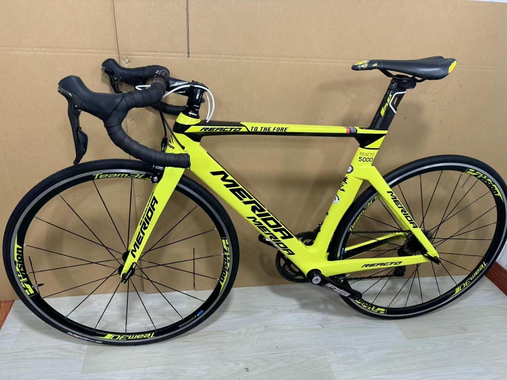 彭于晏同款 破风电影限量款 美利达瑞克多5000碳纤维公路车 全碳纤维