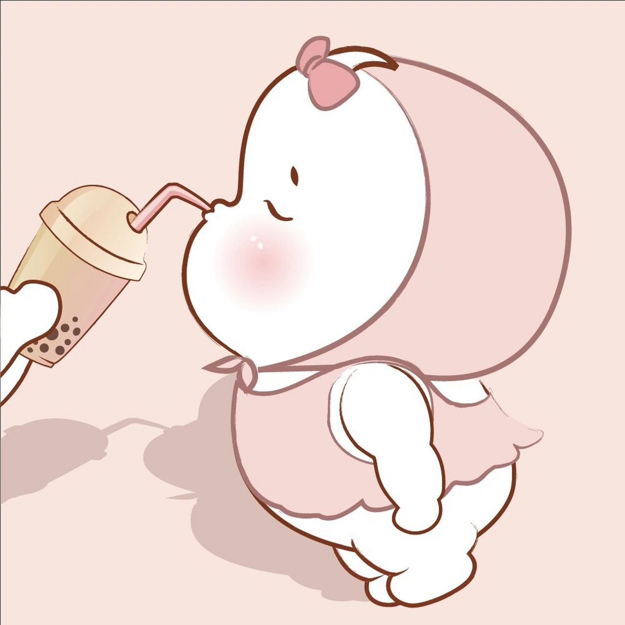 原创卡通形象|小仓桑和小仓酱|头像|情侣头像