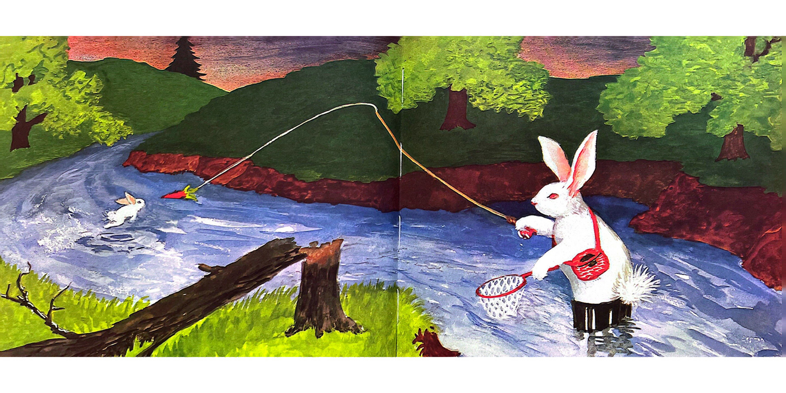 绘本图片|《逃家小兔》ppt 《逃家小兔》讲的是一只想要离家出走的