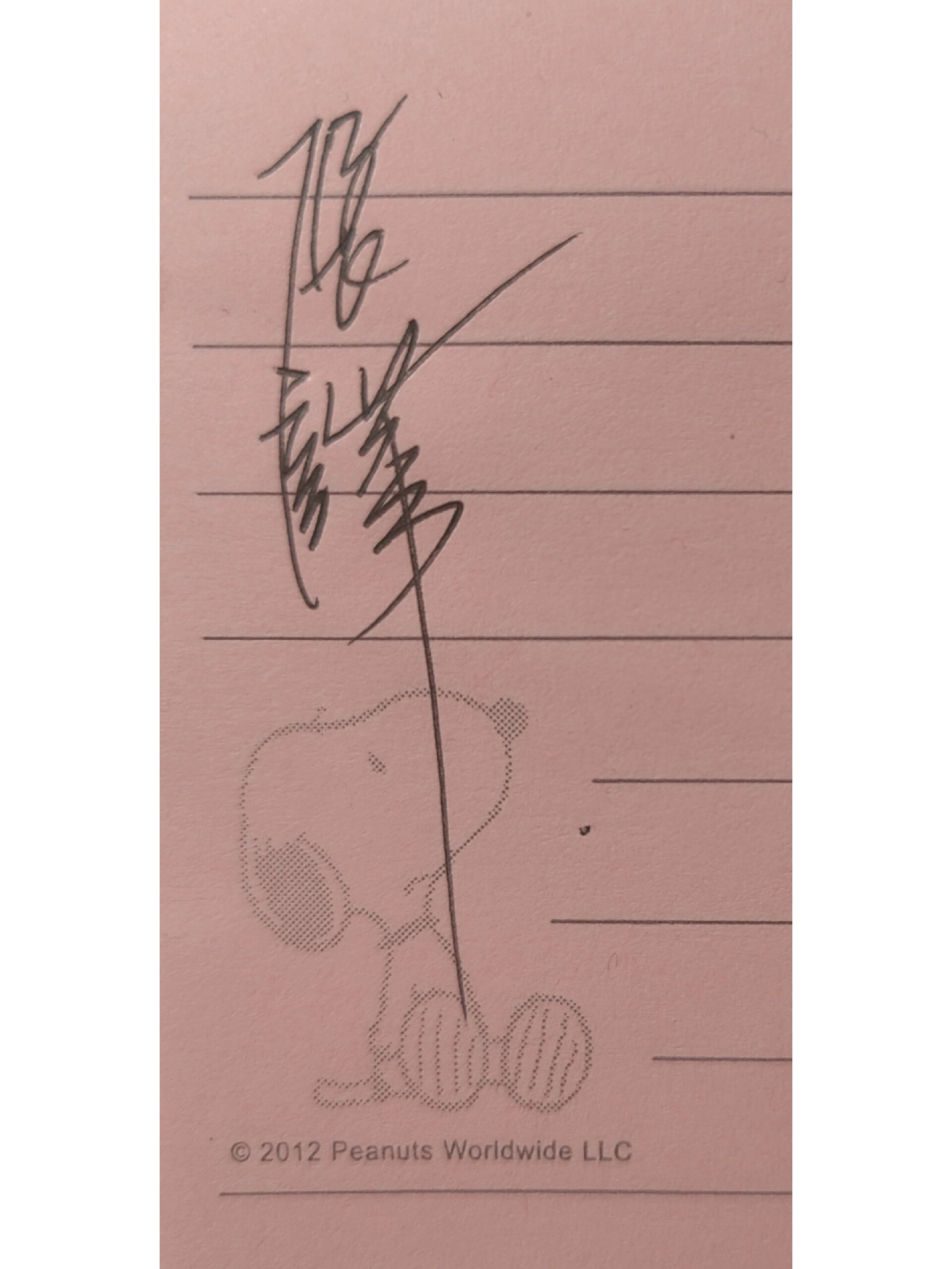 张译老师签名模仿教程