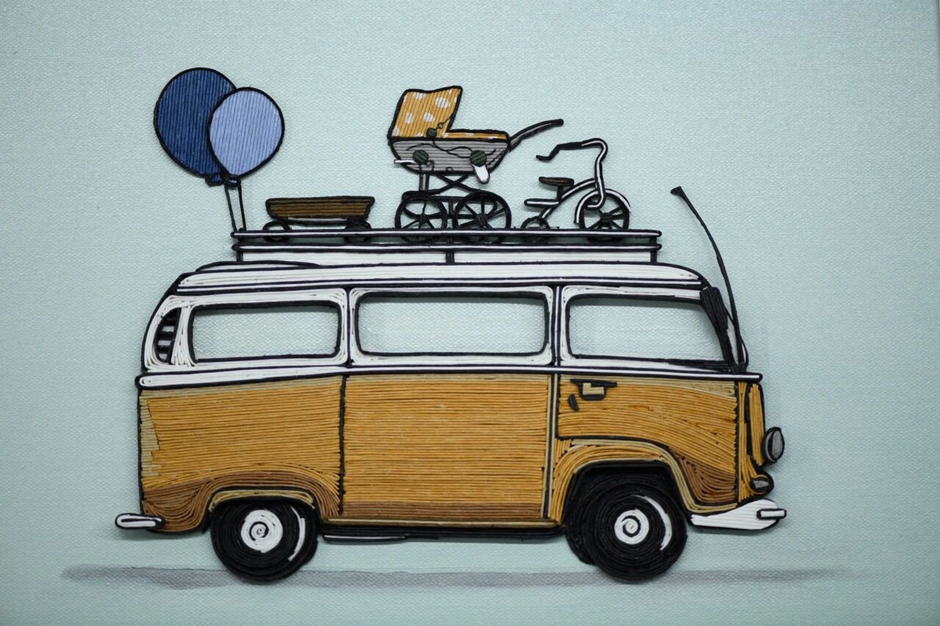 衍纸#小汽车 千变万幻 总有你的最爱 	 93 #纸艺# #手工# #衍纸