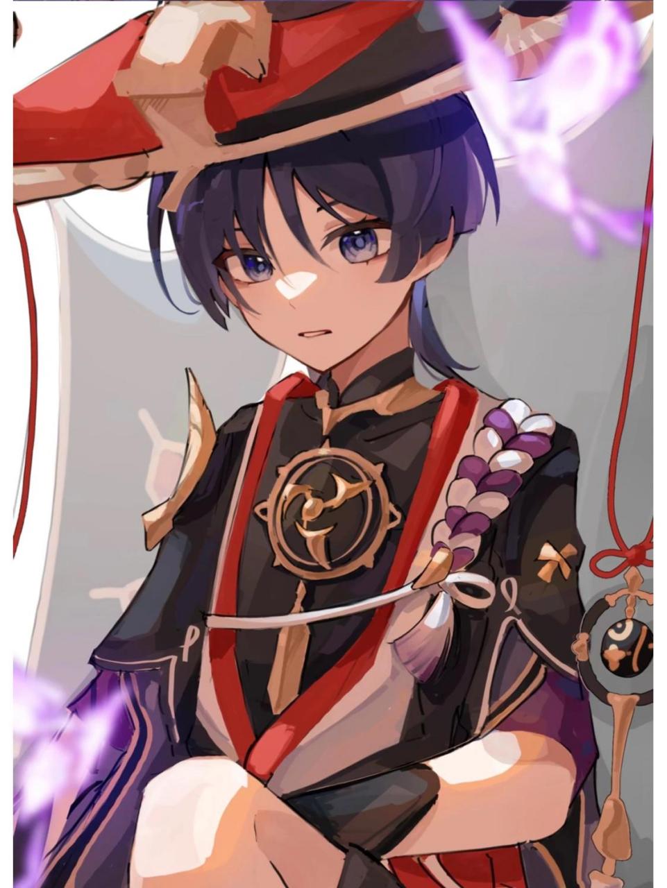 散兵美图赏(或许) 嗨害,你猜是刀还是糖