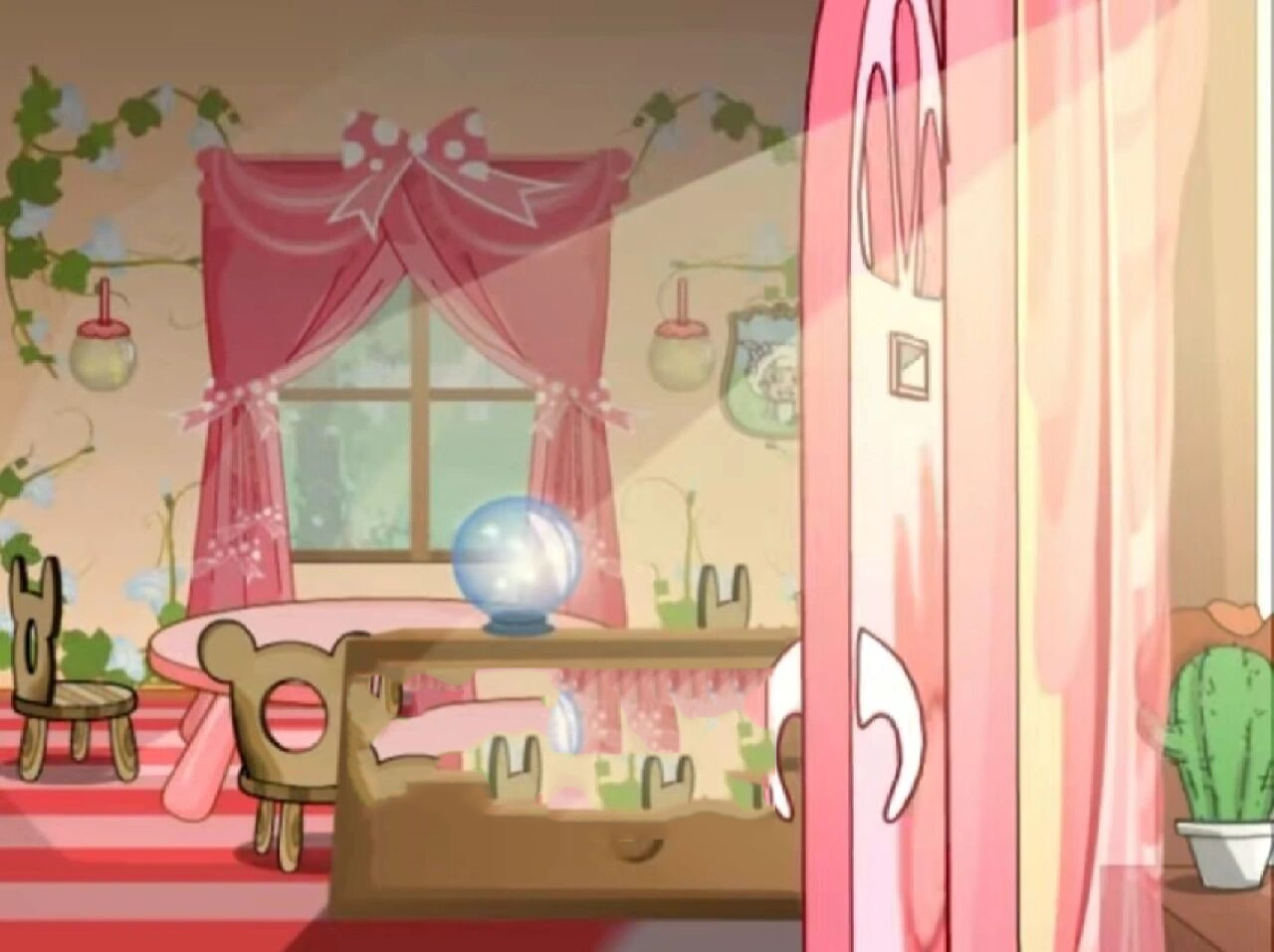 都是十分钟爱美羊羊的粉嫩小窝,连红太狼看了都满心羡慕的房间,想必是