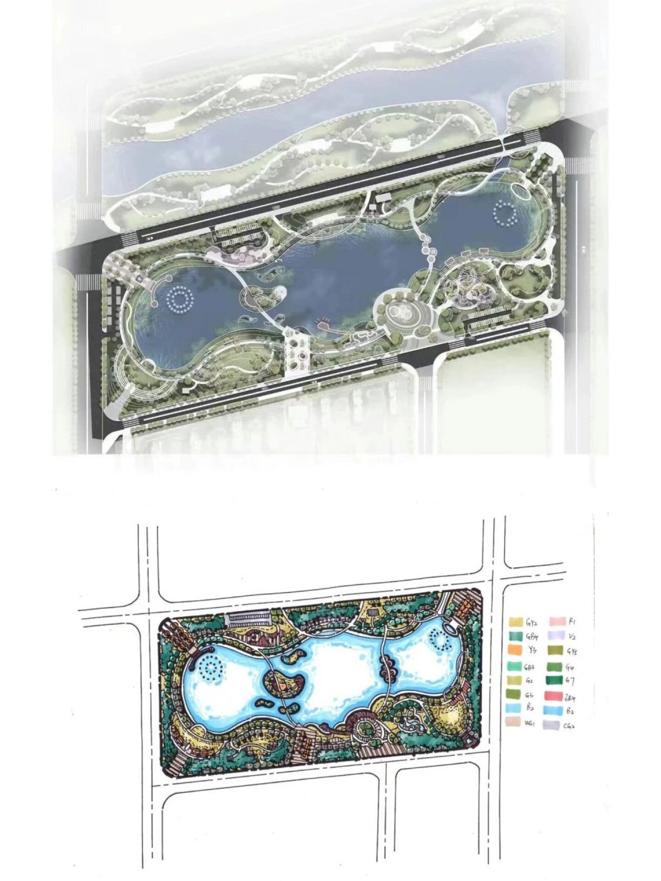 案例抄绘/周口万达芙蓉湖生态城市公园 16615项目介绍 芙蓉湖公园