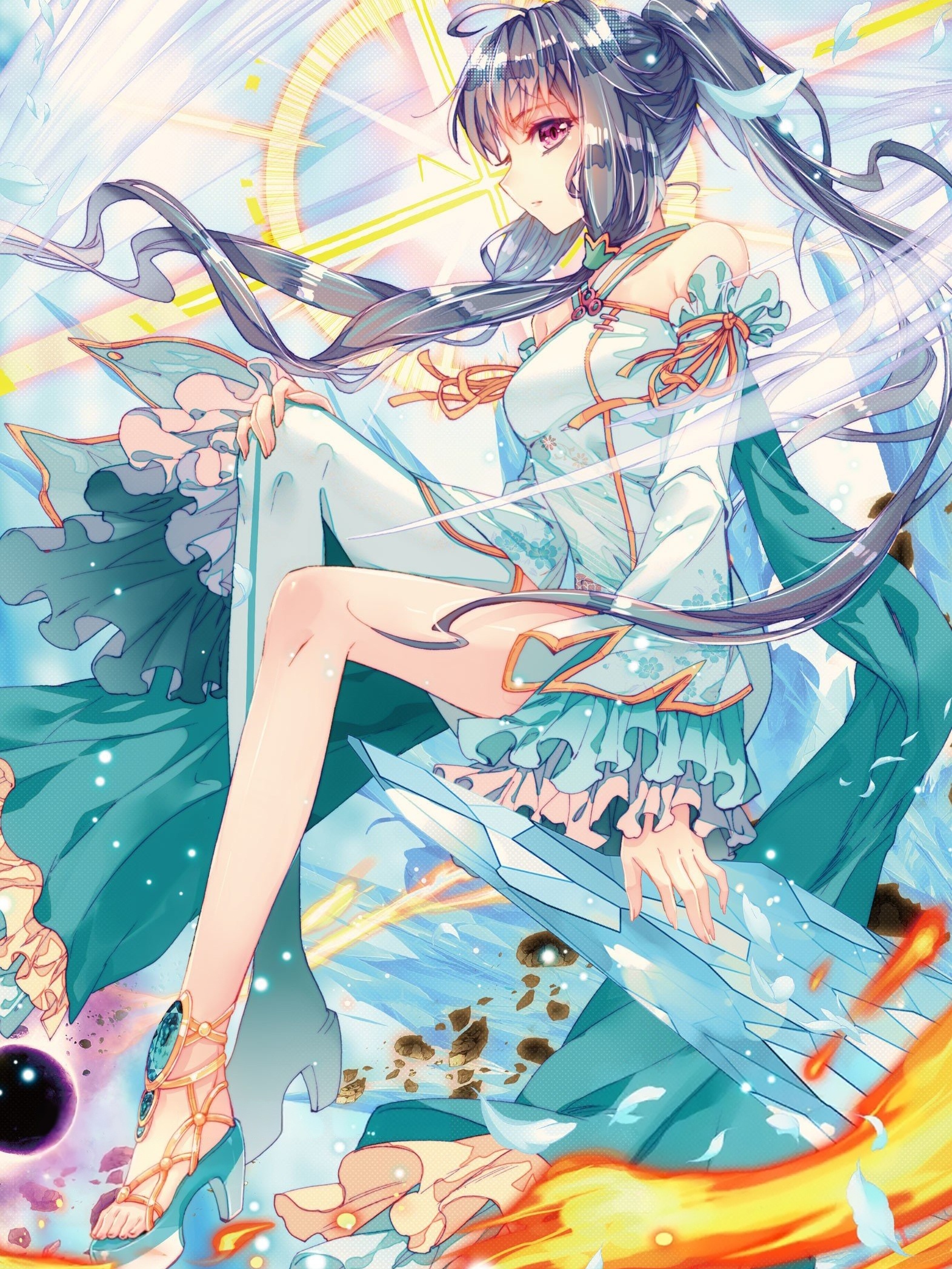 古月高清无水印美图(一) 她打了你,我不开心. 	 许小言:古月姐这是真