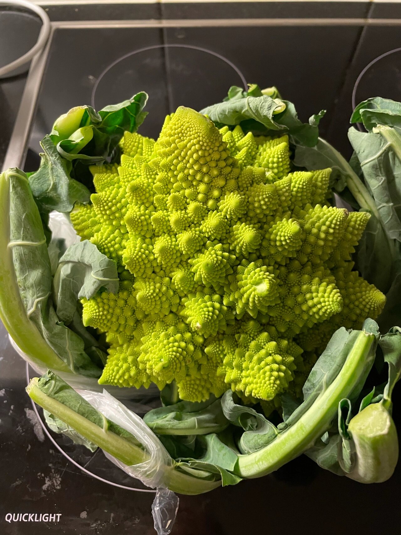 第一次吃|宝塔花菜, romanesco broccoli 好久没有吃到新奇食物了