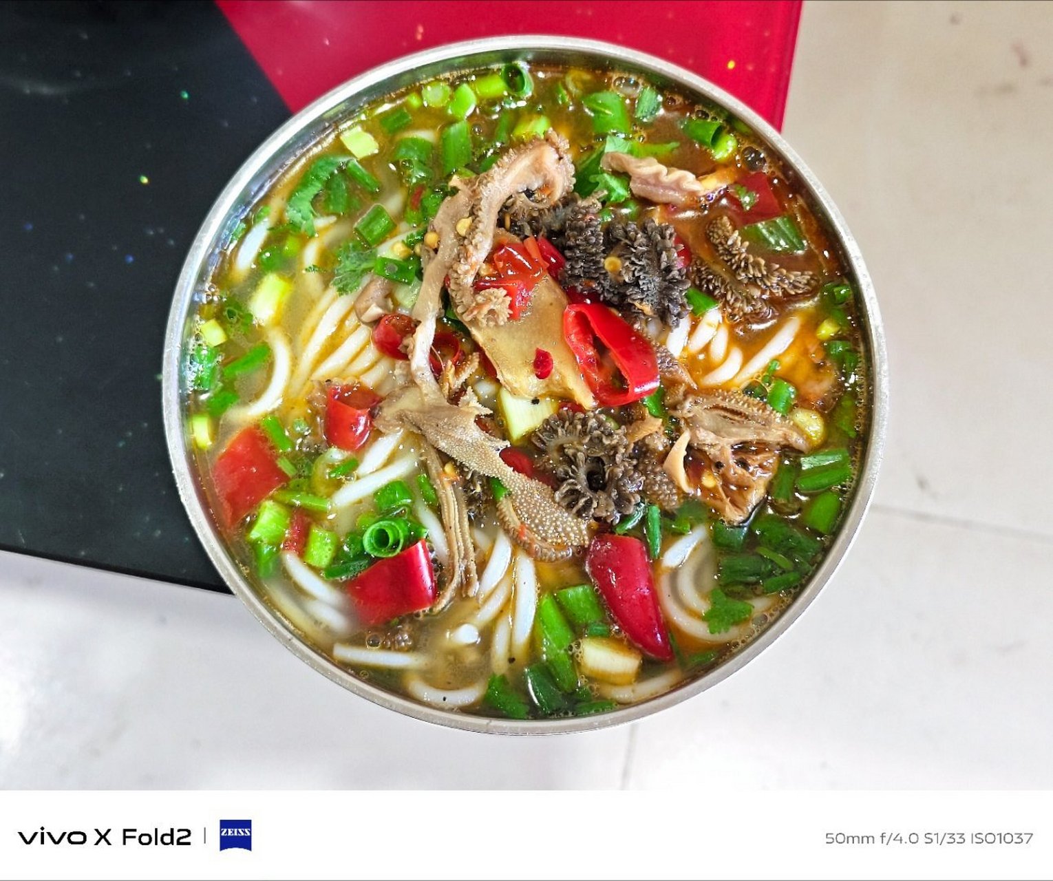 早餐换个地方吃:泡椒羊杂米线[大笑]