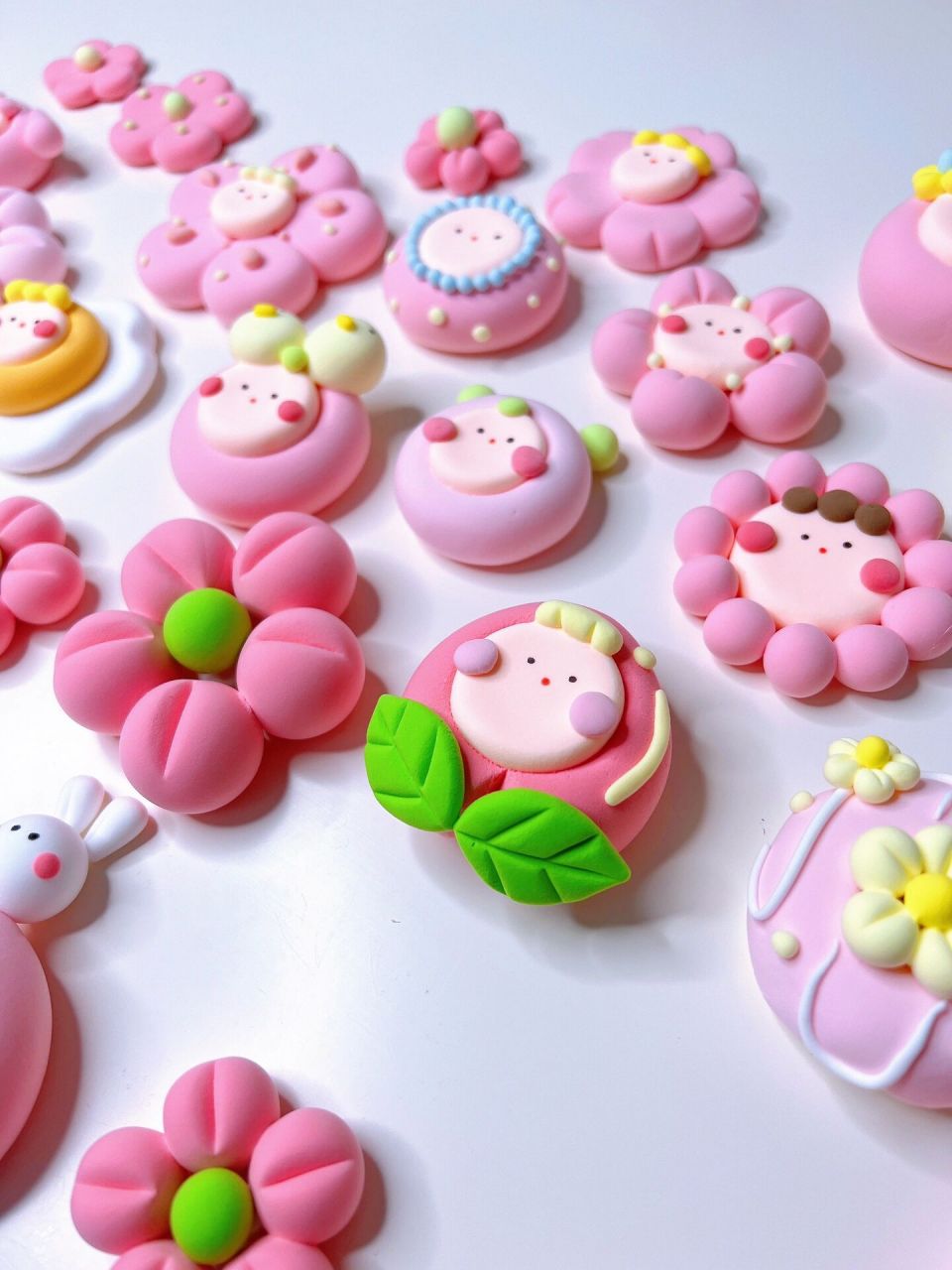 手工丨初恋粉色系黏土94春天的颜色 繁忙的工作终于快要告一段落