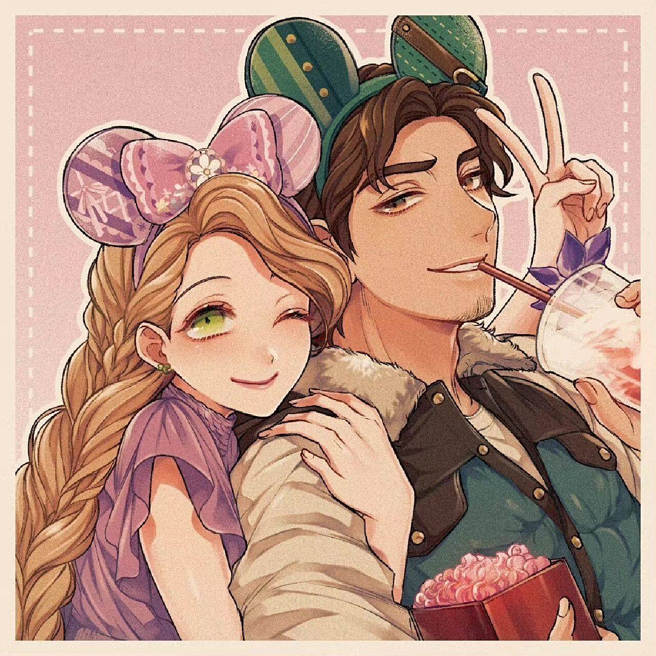 迪士尼公主王子头像插画图359 图源画师twi:mizala