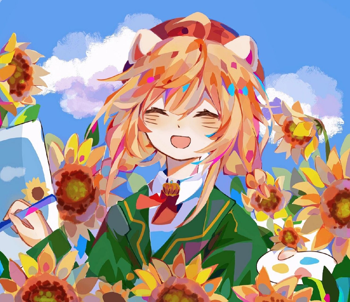 仓鼠米仔 仓鼠米仔:我不止会用蜡笔画画哟～  .(已有宝已黑化