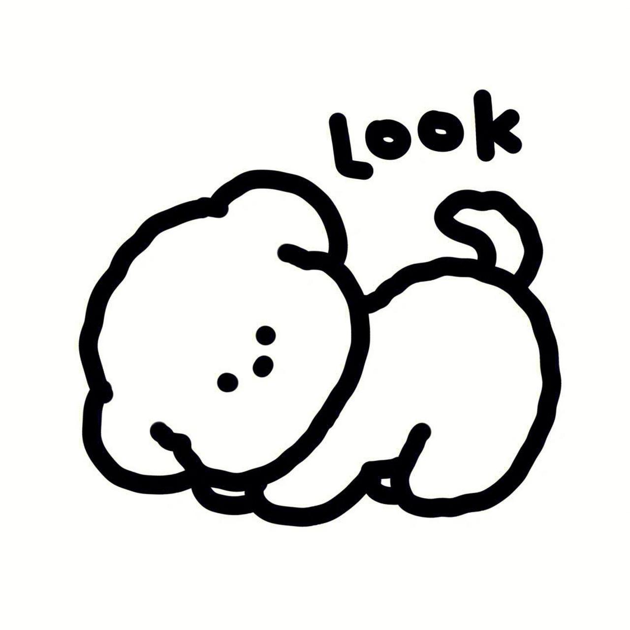 可爱小狗卡通头像 小狗谁不爱呢