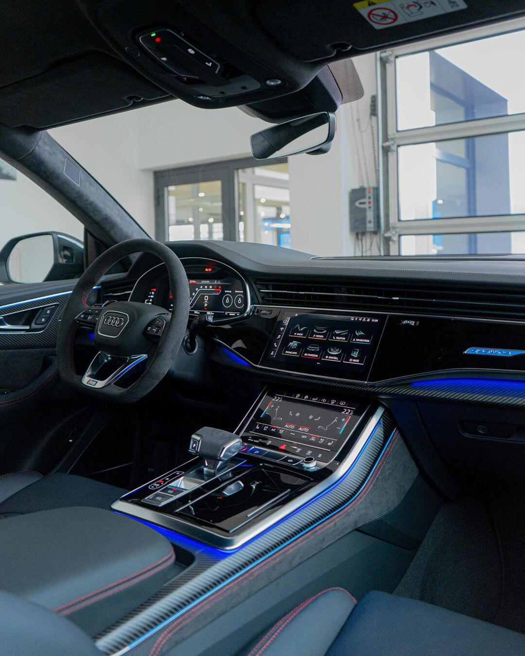 ️ 今年国内开售!奥迪全新rs q8内饰实拍