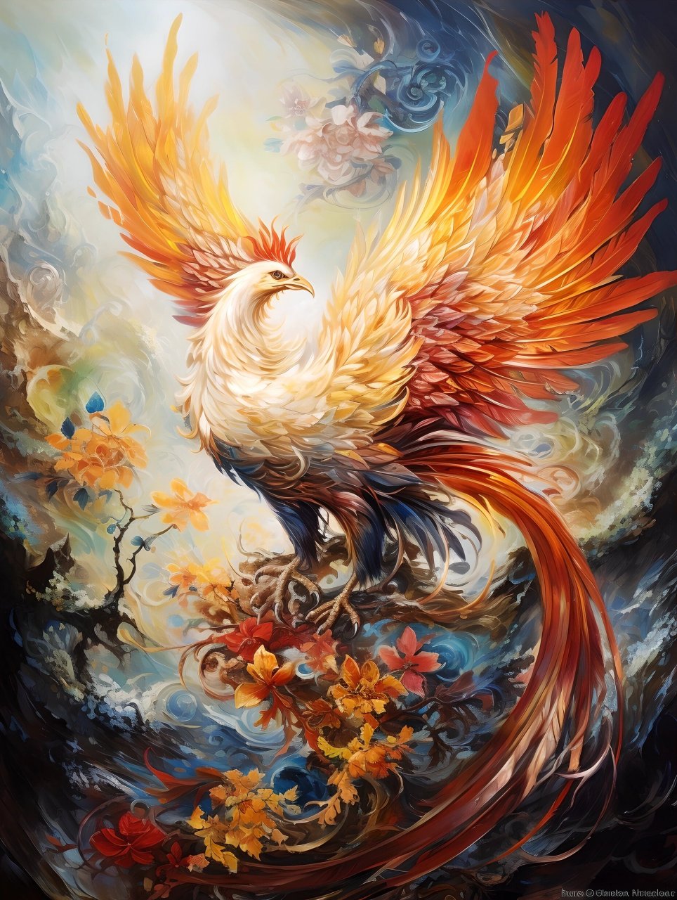 凤凰于飞,传承着千年的神话传说.