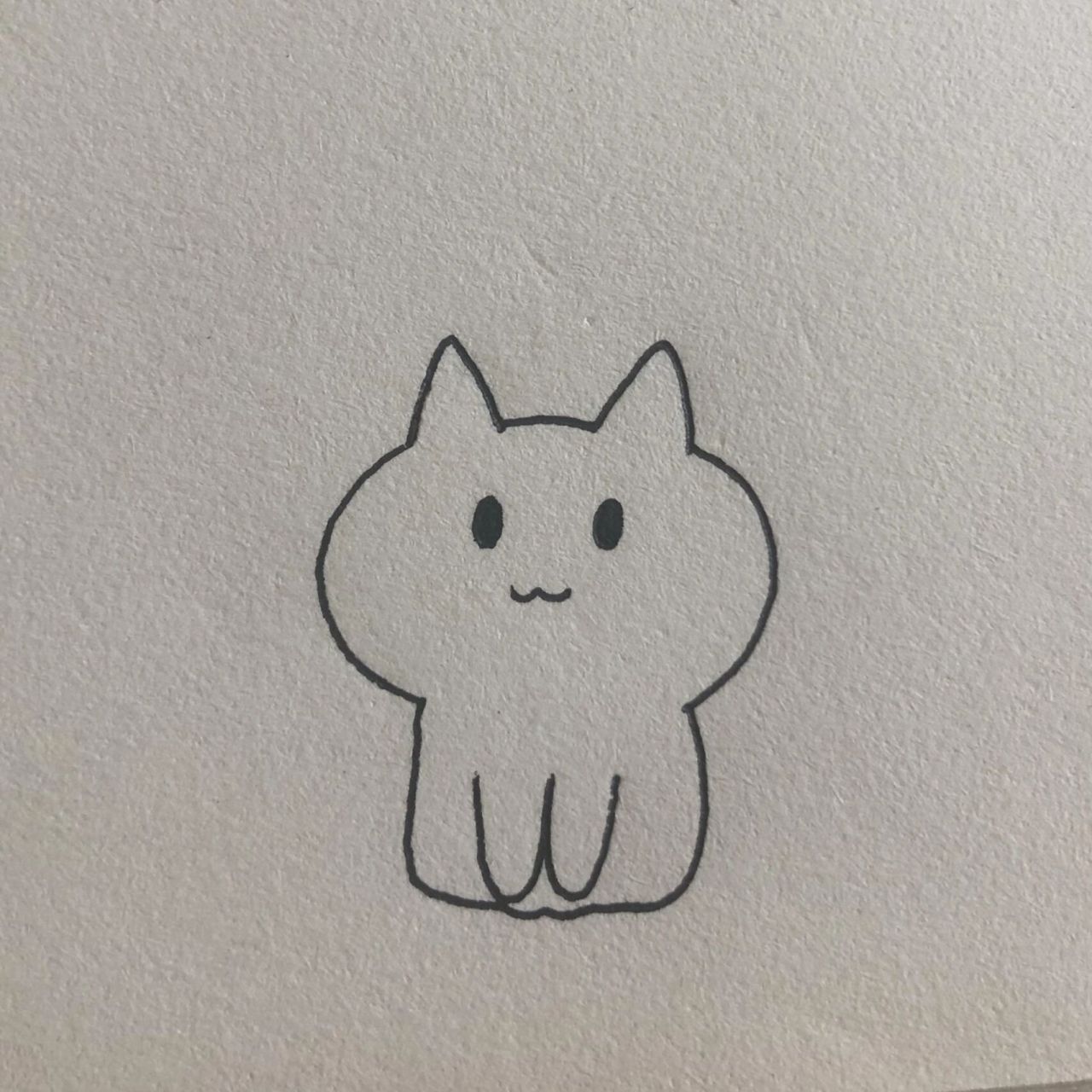 简笔画|画一只可爱小猫93(内附教程73) 画一只小猫简笔画 可画