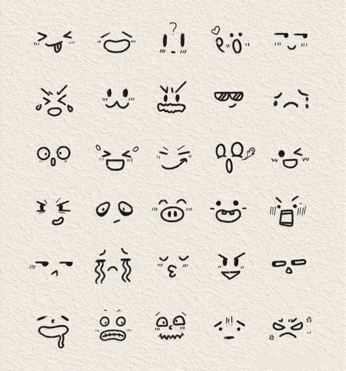 湘理微分享# 【面部表情英语词汇】 皱眉:frown; 眨眼:wink; 眯眼