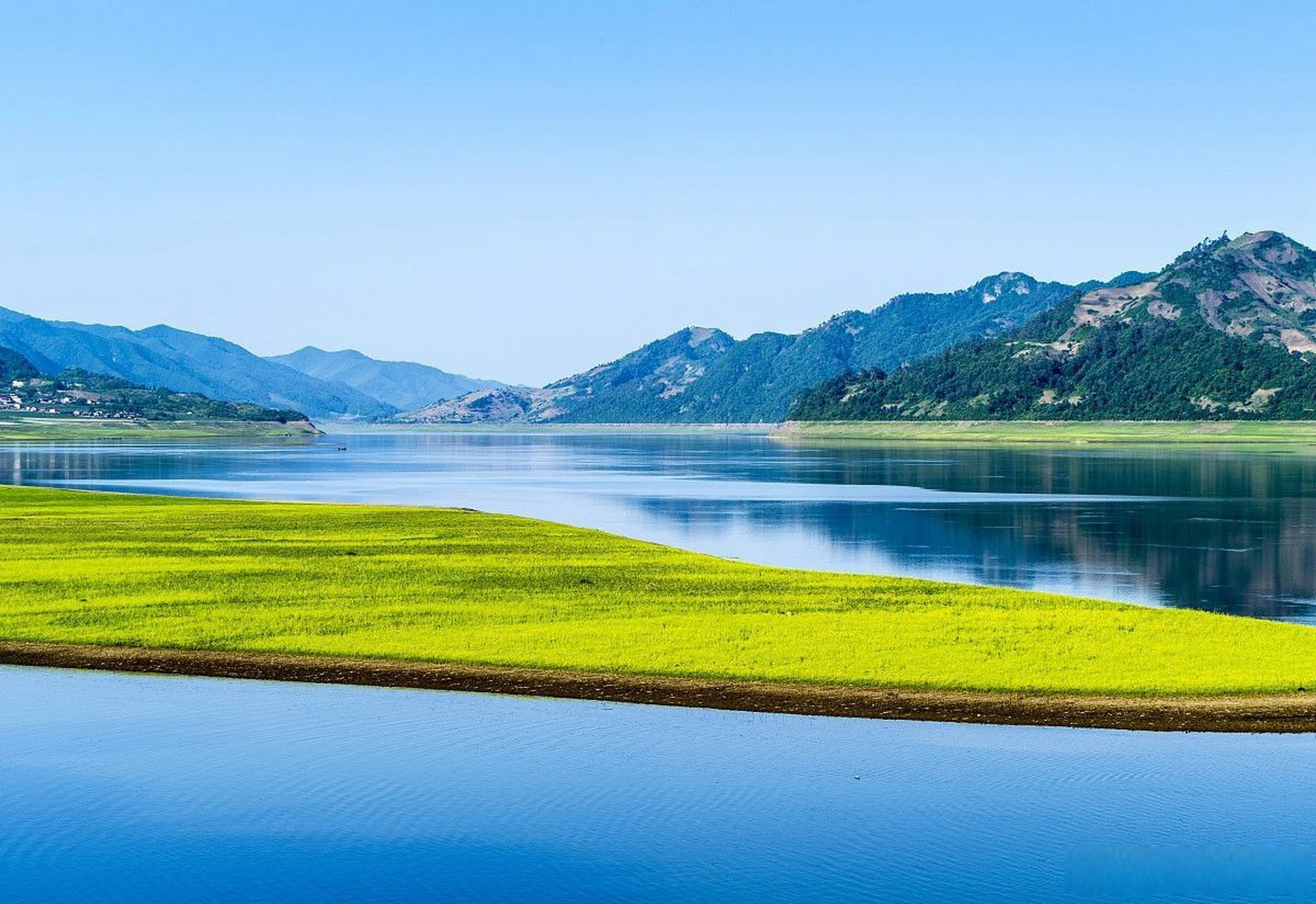 新时代六地辽宁杠杠滴##有一种美好叫辽宁# 丹东鸭绿江上游