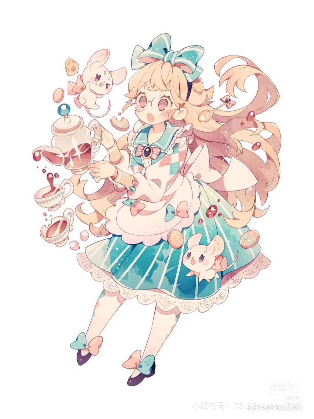 可爱全身动漫人物