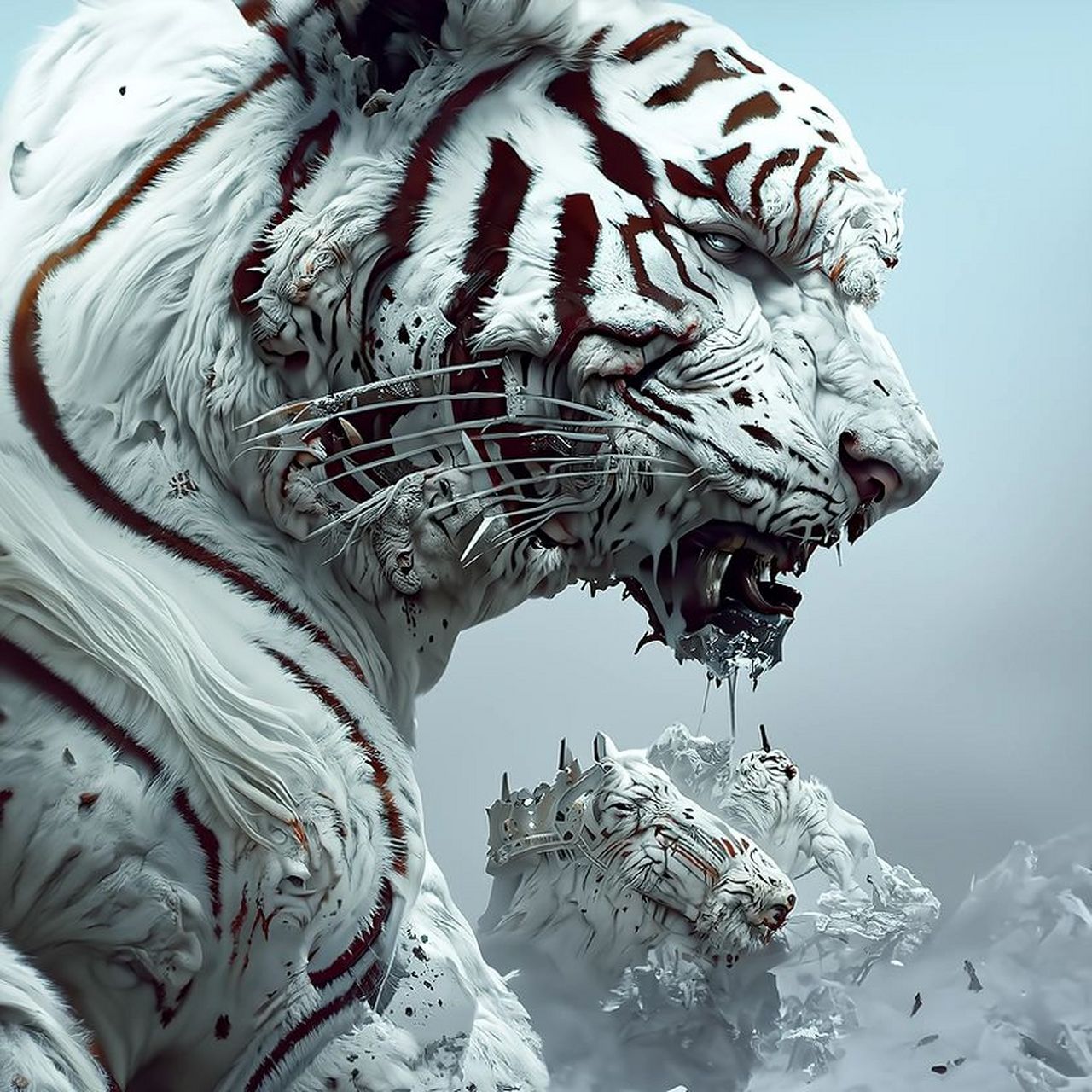 还是用dd做的白虎.