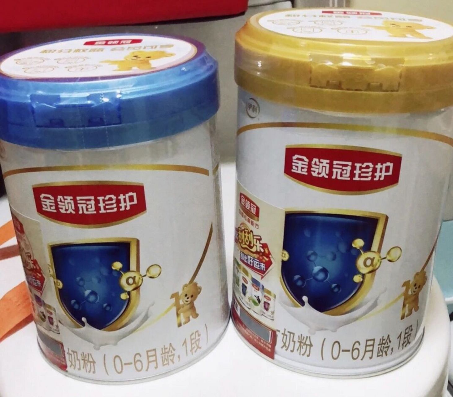 伊利金领冠蓝盖和黄盖有什么区别?