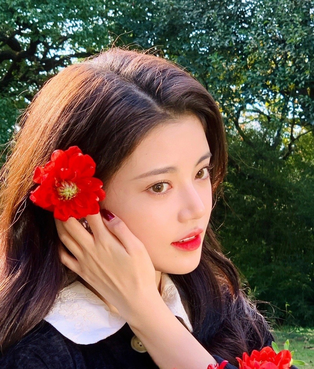 孙珍妮追星成功白鹿#谁会不爱白鹿大美女呢!