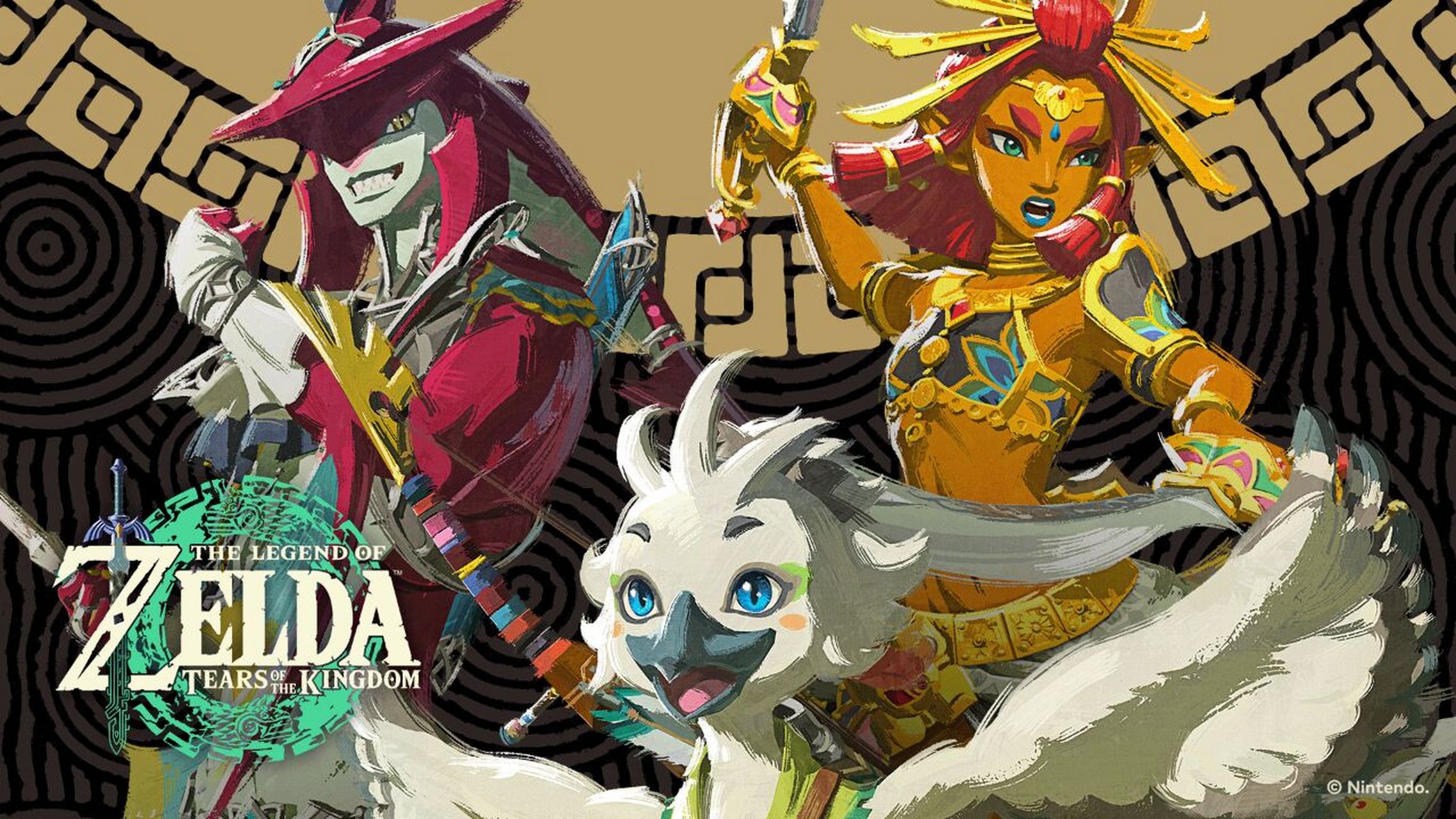 《塞尔达传说 王国之泪》官方壁纸分享~ 点赞 关注,私信.