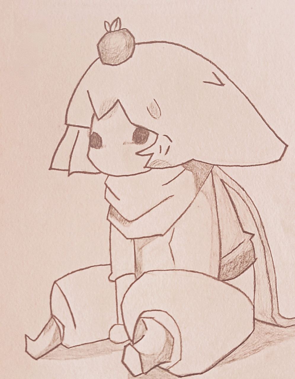 《光遇》-光崽 丑别喷!(没有画画经验,第一次画的画)