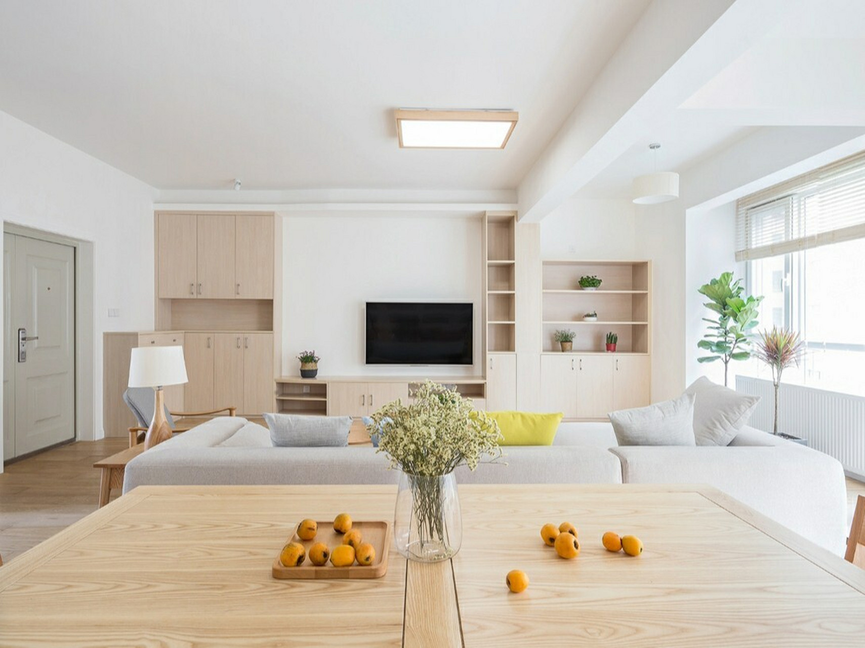 97130㎡北欧原木风家居装修,清新简约惹人爱! #日式风格的家