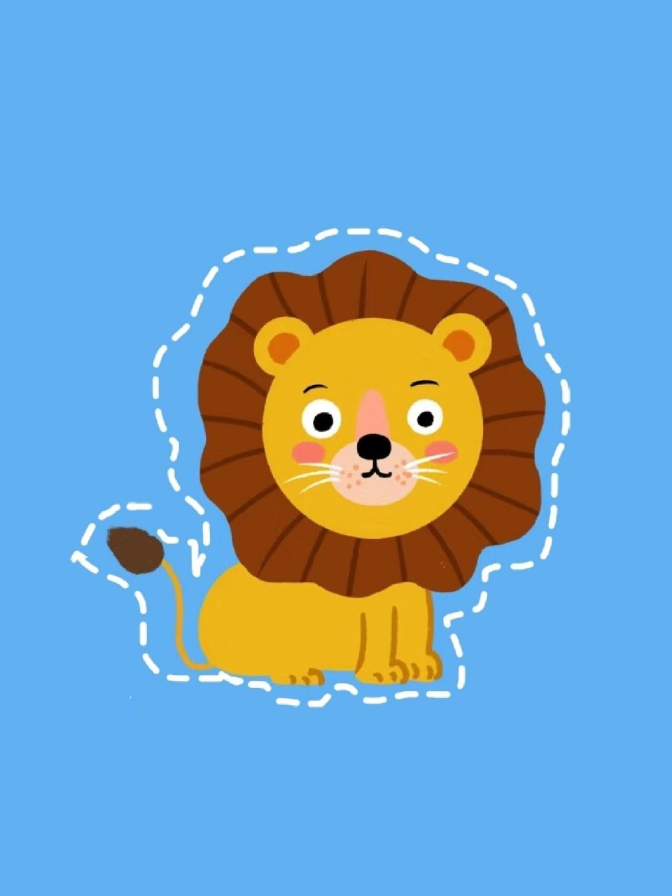 儿童剪纸-动物类1(可直接打印)    亲手制作的小动物类剪纸来一波94