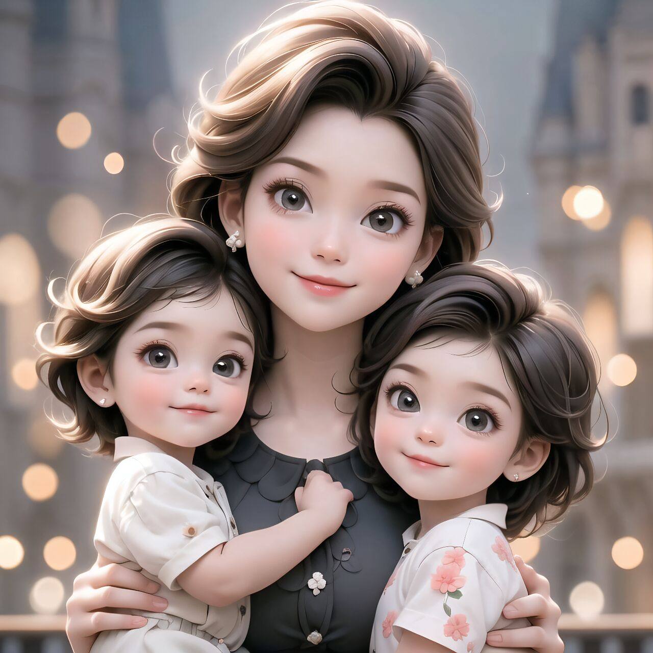 别打我 大家催更的双胞胎女儿头像终于来了,一定要看到最后呀,有彩蛋