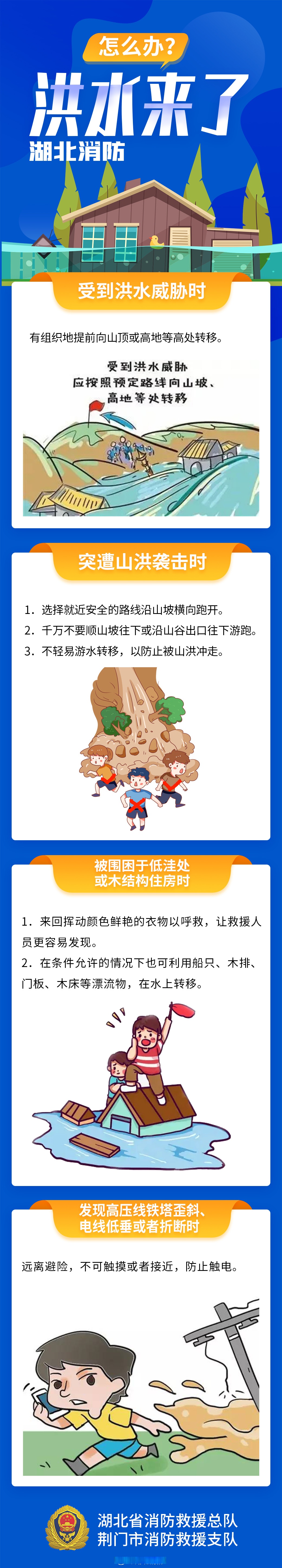 城市内涝,洪水来临,正确的做法是什么?