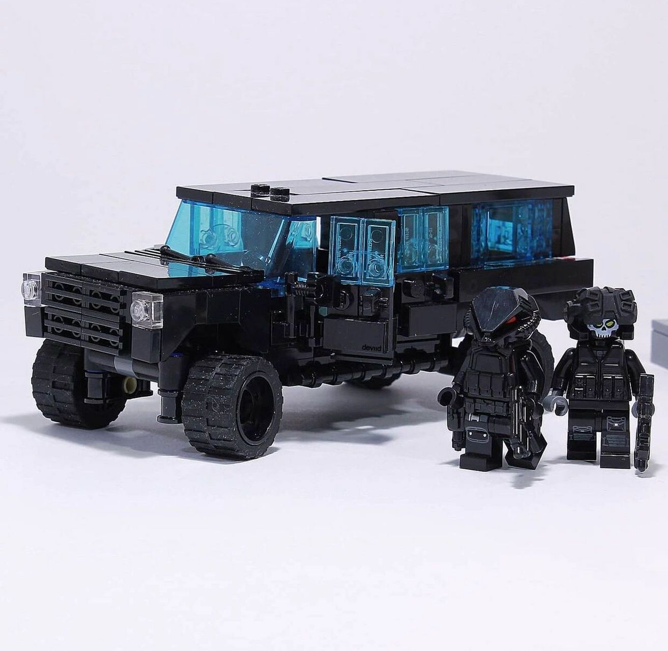 乐高的moc装甲车真的超帅啊!爱了啊!