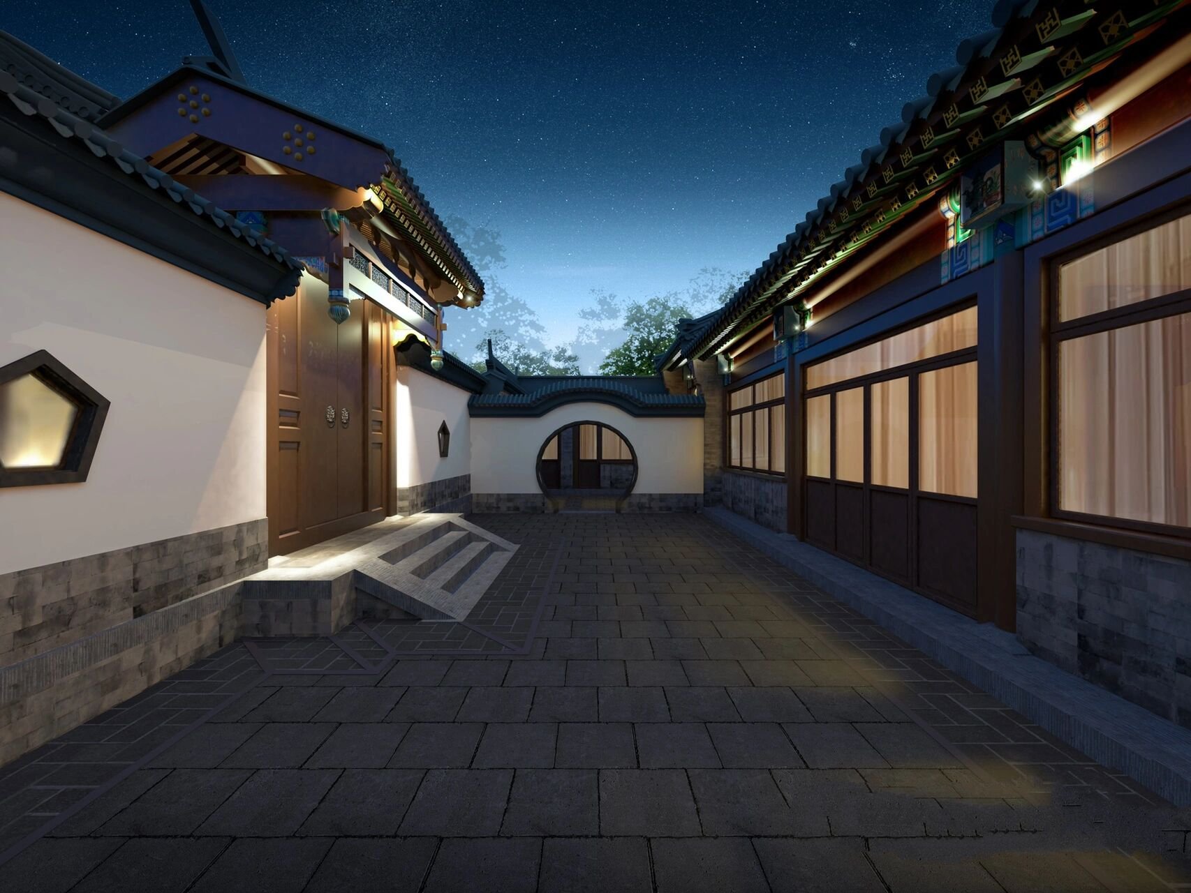 北京四合院里的倒座房 倒座房位于整个四合院最南端的一排房子,前檐是