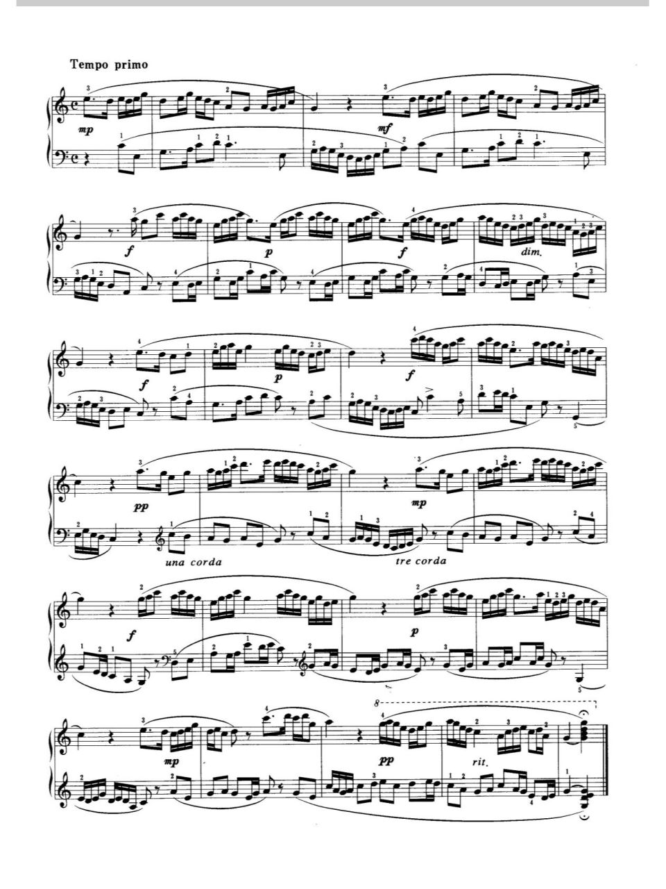 钢琴谱|  牧童短笛 钢琴谱分享