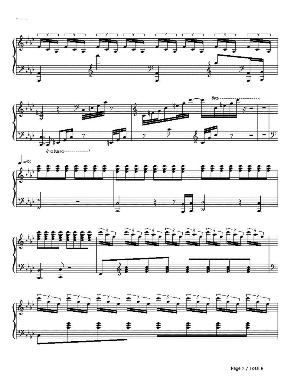 刘宪华《trap》钢琴谱