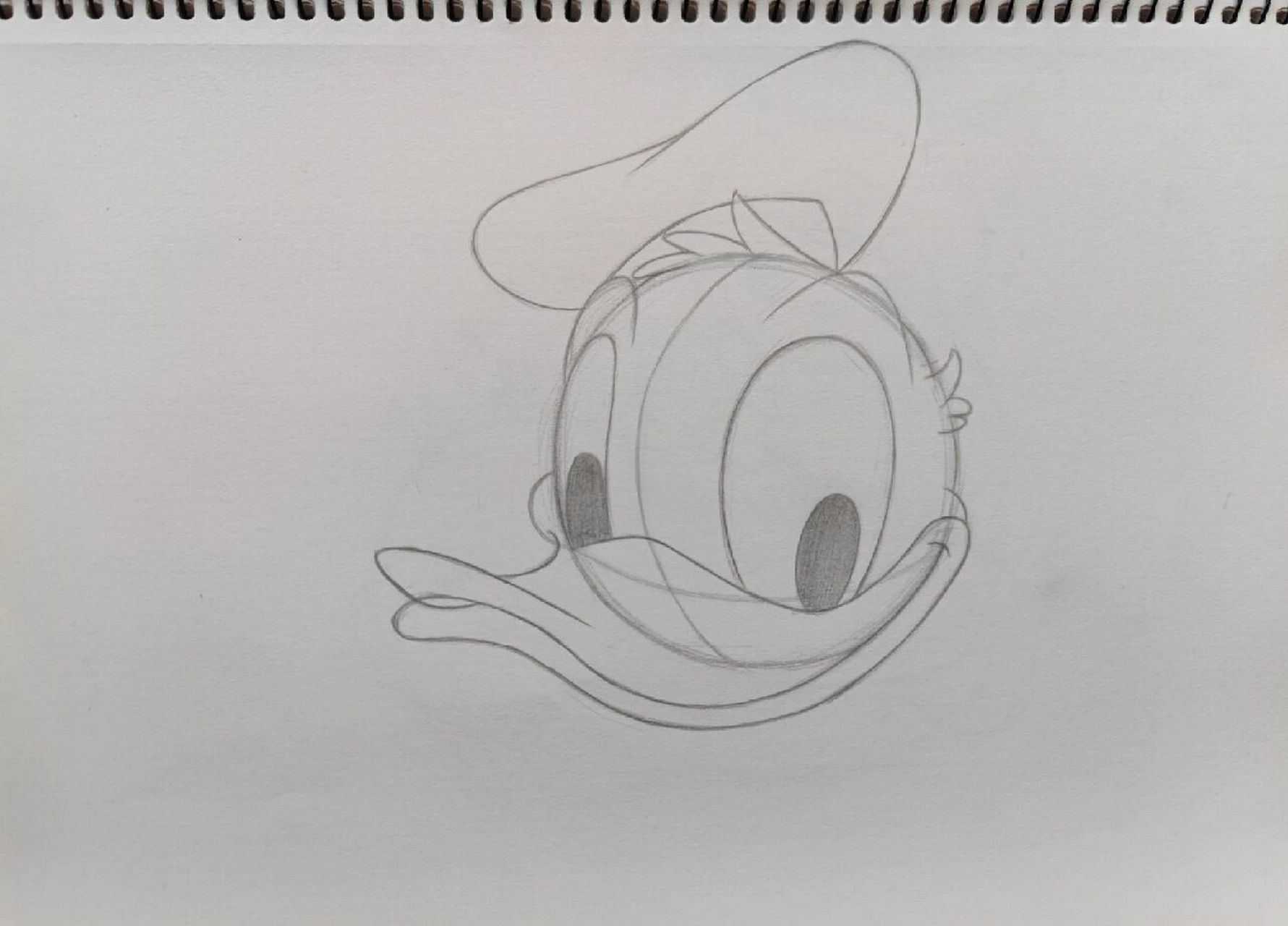 唐老鸭简笔画教程来啦 迪士尼动画人物唐老鸭,临摹大师作品#唐老鸭