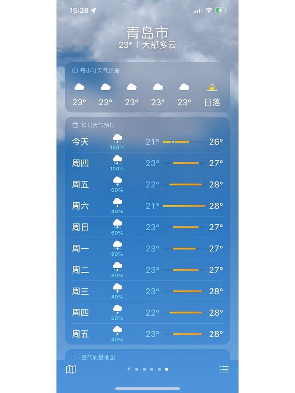 青岛天气预报 到底哪个准