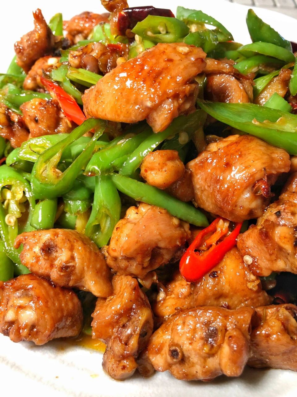 今天我这个"青椒炒鸡"炒的太成功了,超级下饭 	 做法来啦!