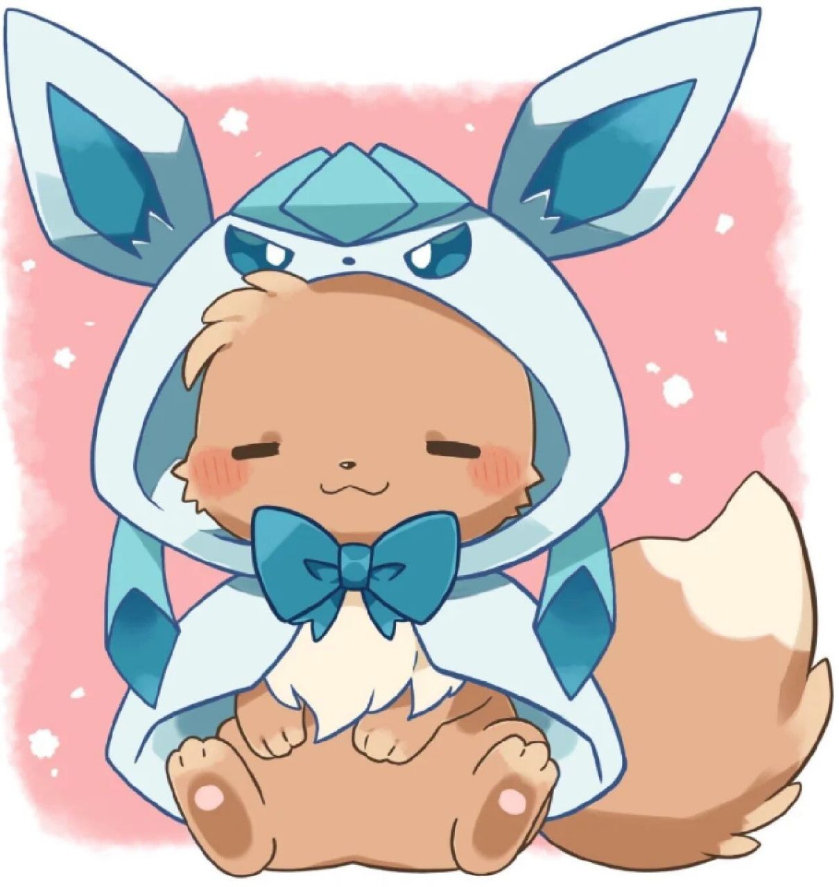 伊布超可爱头像 伊布也穿衣服啦!