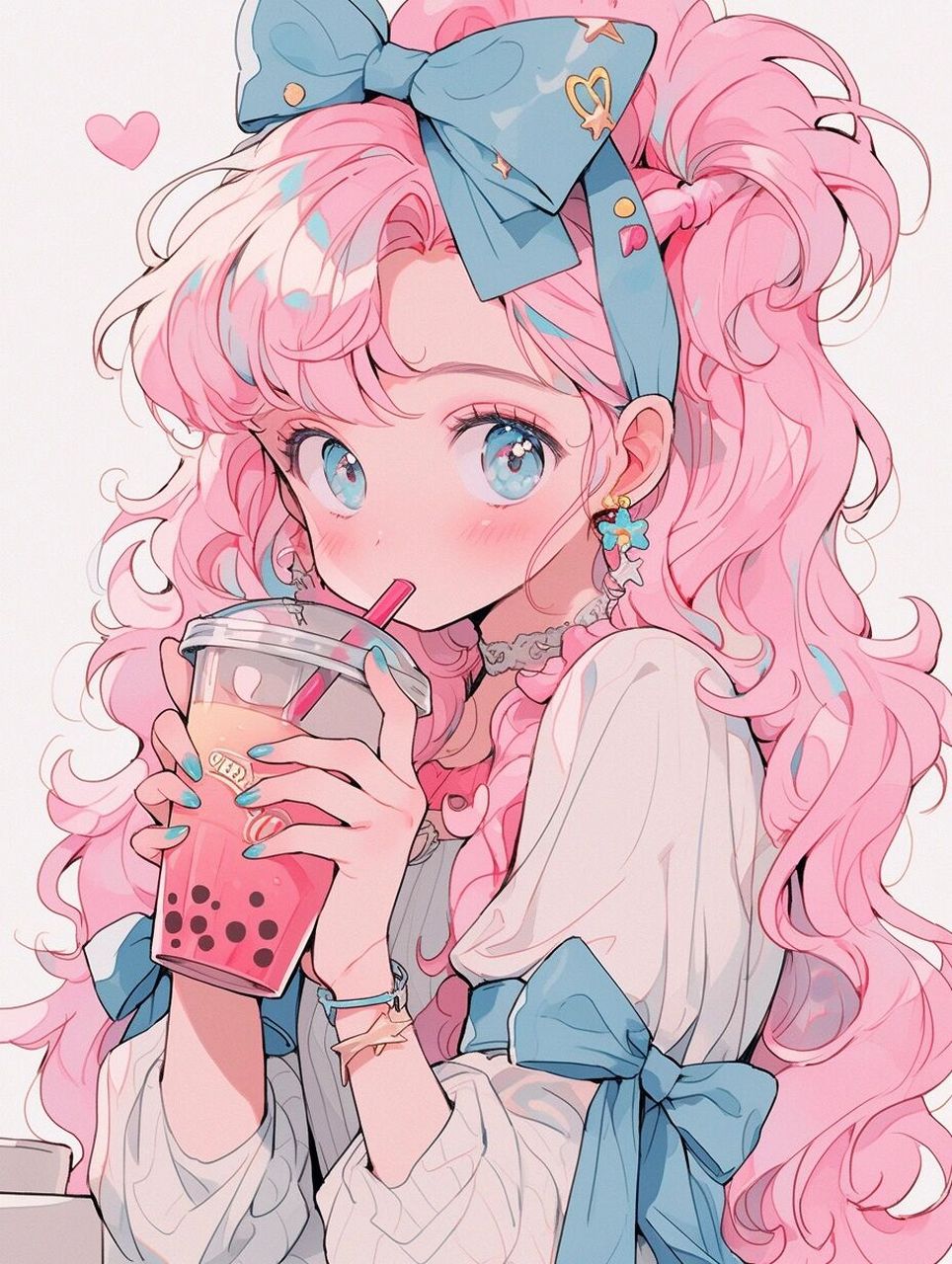 喝珍珠奶茶的少女2|头像  	 mj探索练习中(19/100)