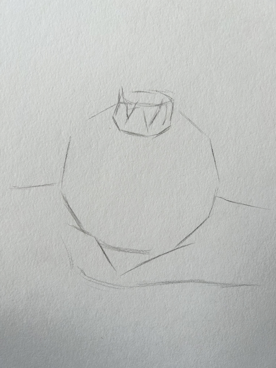 素描基础静物 石榴图文