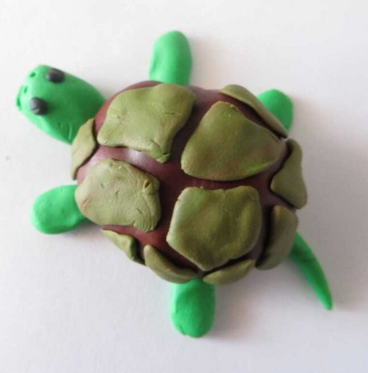 粘土黏土亲子手工海洋动物系列小乌龟diy