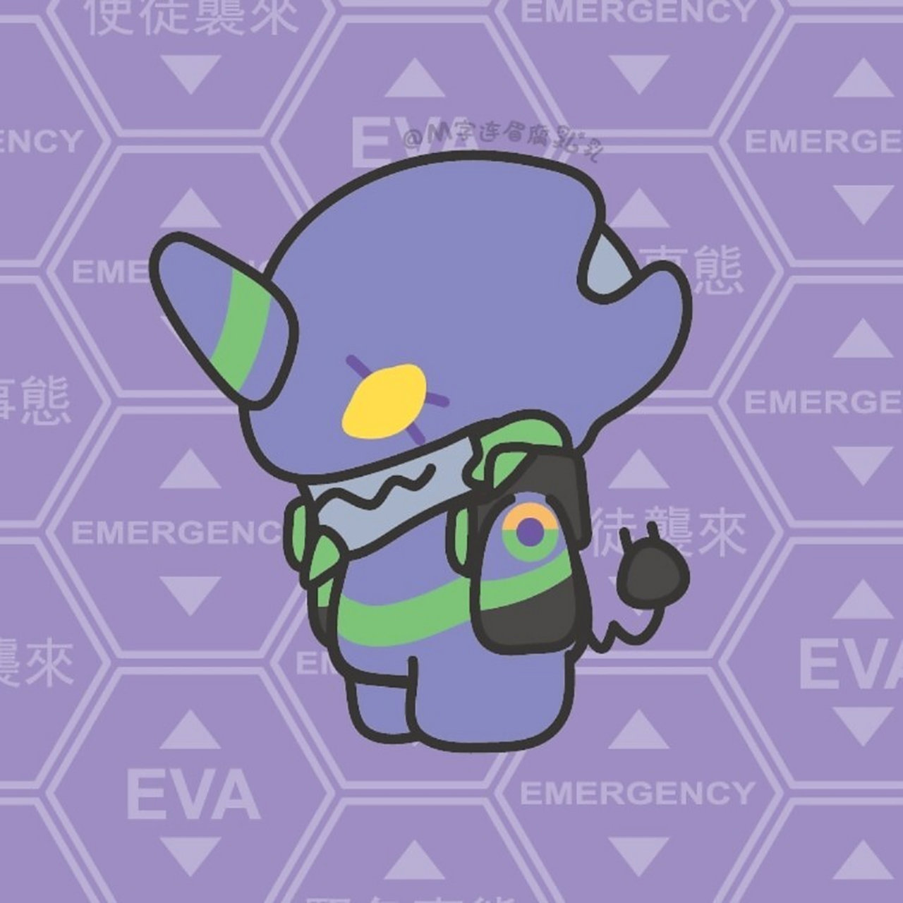 96新世纪福音战士|可爱头像94 画了些机体和使徒～ 萌萌哒水水在c