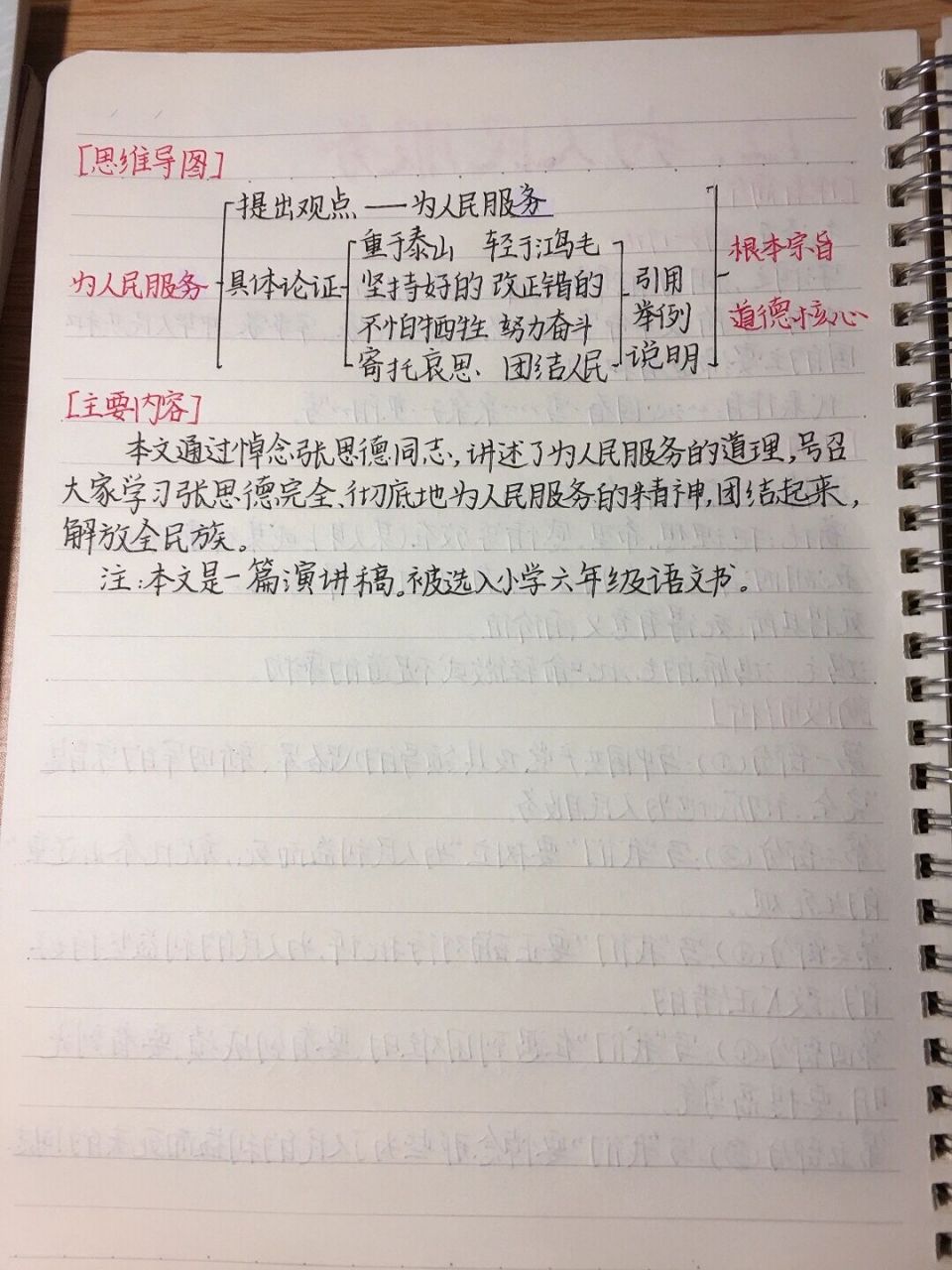 六下语文人教第12课《为人民服务》 哈哈哈努力追赶中.