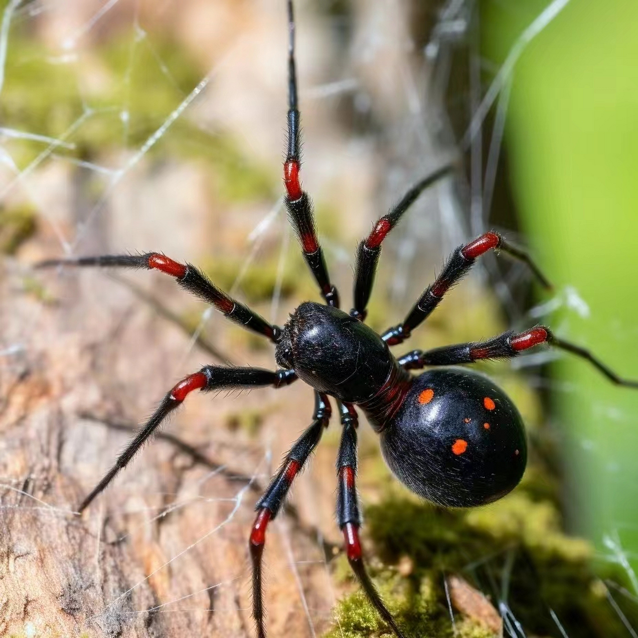 蜘蛛的图片 小蜘蛛🕷️大眼萌👀 有些宝子觉得蜘蛛很可怕😄