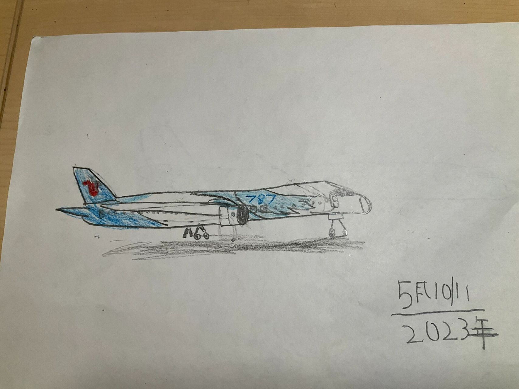 飞机简笔画