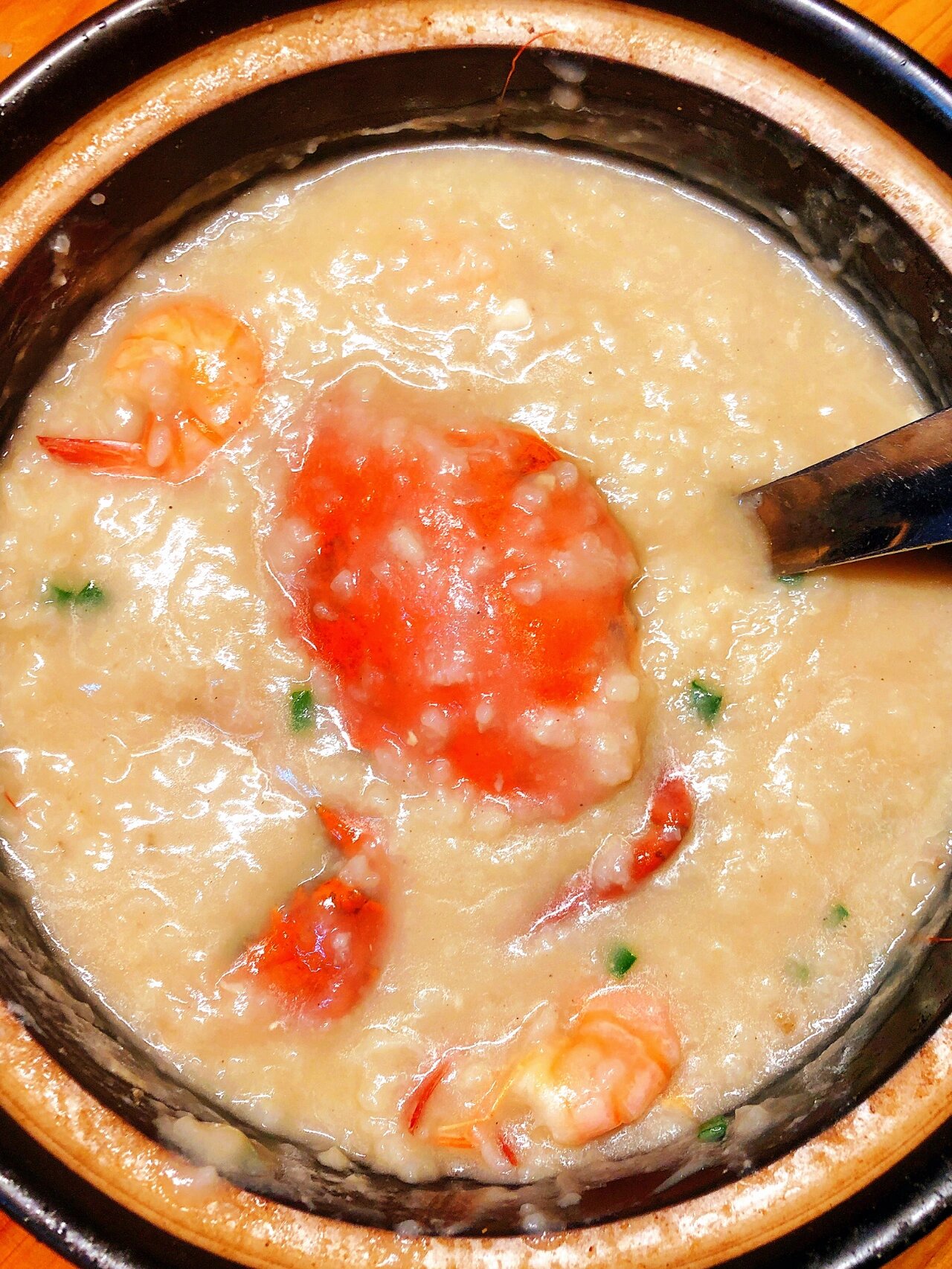 好吃的可以出摊了! 今日美食——【虾蟹粥】,味道绝绝子,一个字,鲜!