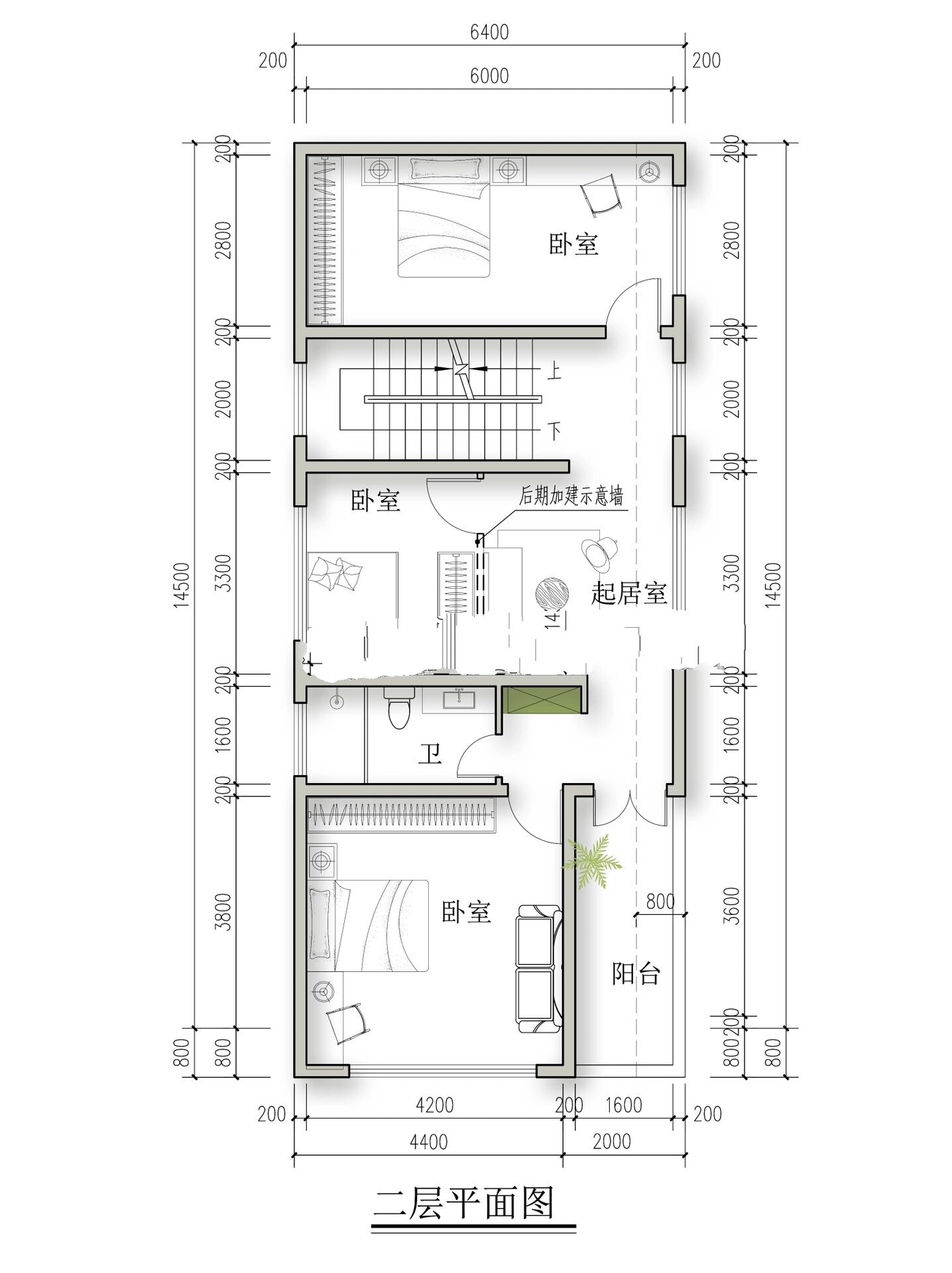 6米x10米自建房图纸图片